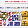 MINIART 35664 Польські дорожні знаки 1930-40-х років