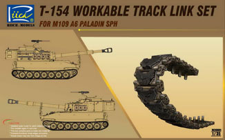 Набор пластиковых траков для модели САУ M109A6 Paladin (T-154 type)