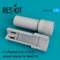 F-4 Phantom II (E/J/F/G/S) exhaust nossles for Revell Kit