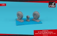B-17F/G Flying Fortress wheels type "a" scale 1/72