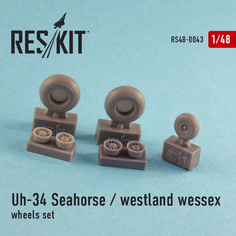Uh-34 Seahorse / Westland Wessex  (all versions) набор смоляных колес 1/48