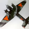 Fokker T.V ранних серий сборная модель бомбардировщика 