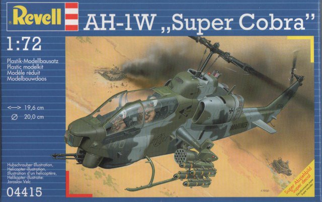 Американский вертолёт "AH-1W Super Cobra" сборная модель
