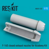 F-14D closed exhaust nozzles for Academy Kit