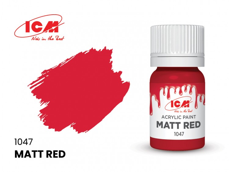 ICM1047 Matt Red