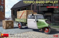 MINIART 38032 Триколісна німецька вантажівка доставки Tempo A400