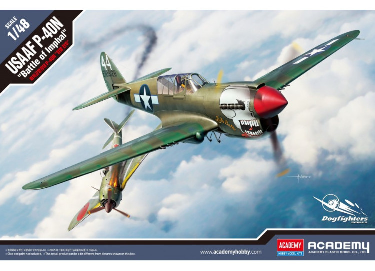 ACADEMY 12341  P-40N "Battle ofImphal" attack fighter