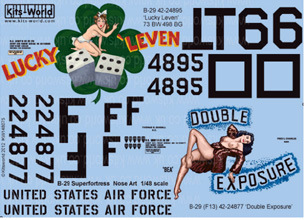 B-29 Super Fortress  (42-24895 'Lucky Leven' 73 BW 498 BG, - B29 (F13)