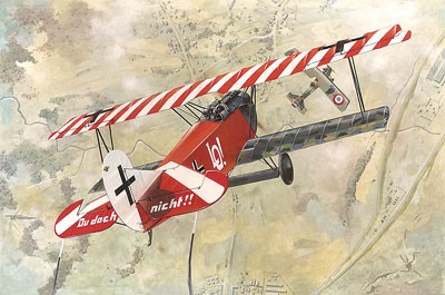 Fokker D.VII (OAW built, early) fighter scale model kit