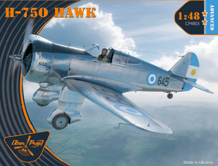 H-75O Hawk fighter plastic model kit 1/48
