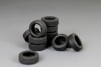 Набор резиновых шин для автомобилей/диорам (4 шт./набор)