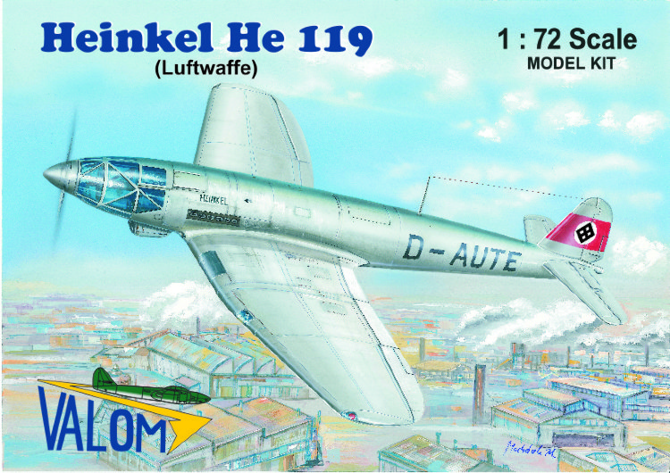 Heinkel He 119 - сборная модель немецкого самолета-разведчика