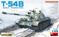 Т-54Б советский средний танк ранних серий сборная модель ( полный интерьер)