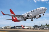 Boeing 737-800 Qantas plastic model 