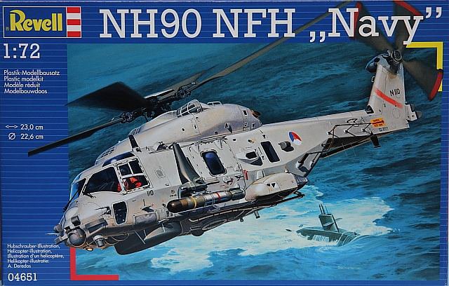 Морской вертолёт блока НАТО "NH-90 NFH Marine" сборная модель