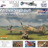 Percival Vega Gull (military service) легкий многоцелевой самолет сборная модель 1/72