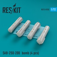 SAB-250-200 bomb (4 pcs) 1/72