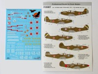 Soviet P-39 Airacobras, Part 1 (Stencils not included) Red Snake decals