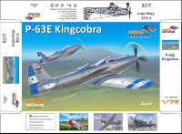 Bell P-63E-1-BE Kingcobra истребитель сборная модель 1/72