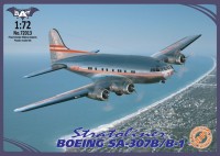 Boeing SA-307B/B-1 Stratoliner TWA plastic model