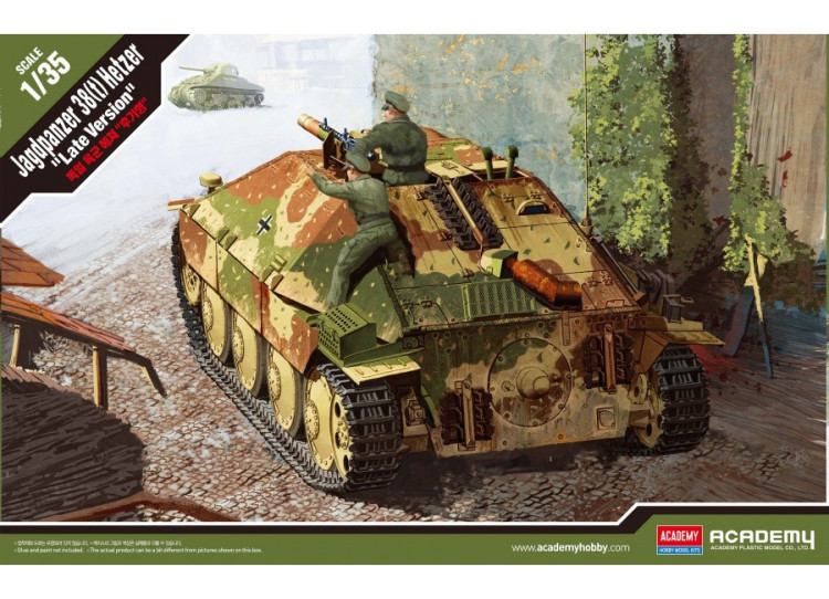 Academy 13230 HETZER Jagdpanzer 38(t) "ПОЗДНЯЯ ВЕРСИЯ"