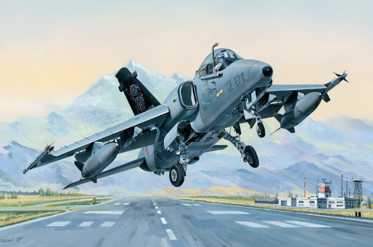 AMX Ground Attack Aircraft  сборная модель лёгкий тактический турбореактивный штурмовик