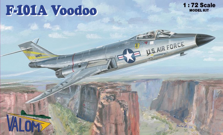 F-101A Voodoo  сборная модель многоцелевого истребителя