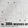 Грузовик Мерседес MERCEDES BENZ Actros 1851 Blackliner MP3 сборная модель