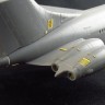 Detailing set for aircraft model Vickers VC10 (Roden) photo-etched