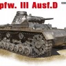 Середній танк Pz.III Ausf D збірна модель