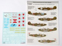 Soviet P-39 Airacobras Part 2 (Stencils not included) Red Snake decals