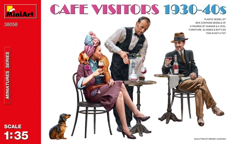 MINIART 38058 Посетители кафе 1930-40-х годов