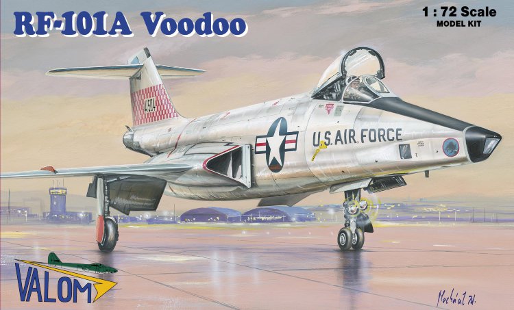 RF-101A Voodoo сборная модель тактического самолета-разведчика