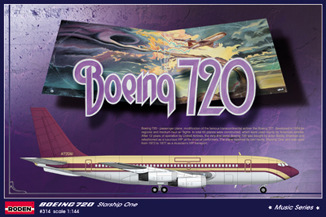Боинг 720 "Starship One" пассажирский самолет сборная модель