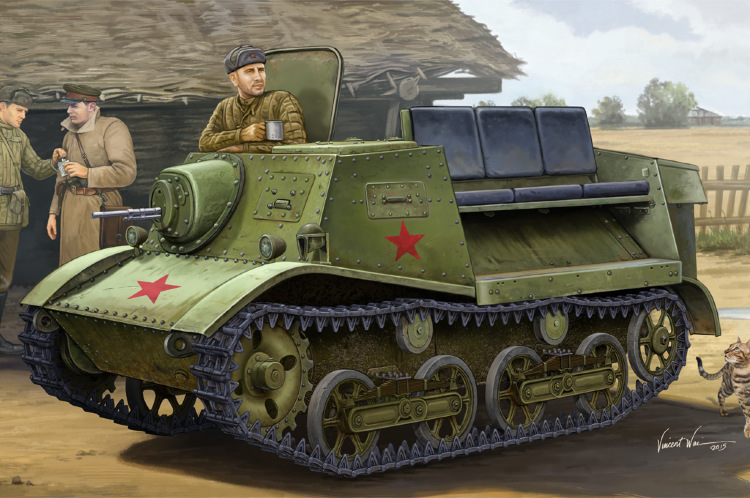 Т-20 «Комсомолец» — советский гусеничный артиллерийский тягач 1938 г.