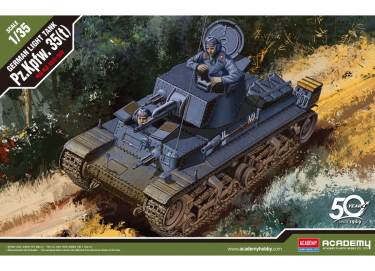 ACADEMY 13280 Pz.Kpfw. 35(t) немецкий легкий танк