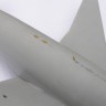 Detailing set for aircraft model Douglas MD-11 (MikroMir) photo-etched