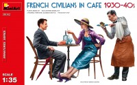 MINIART 38062 Французькі цивільні в кафе 1930-40-х років