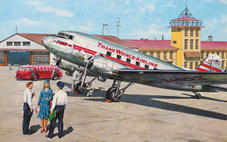 Douglas DC-3 aircraft scale model kit
