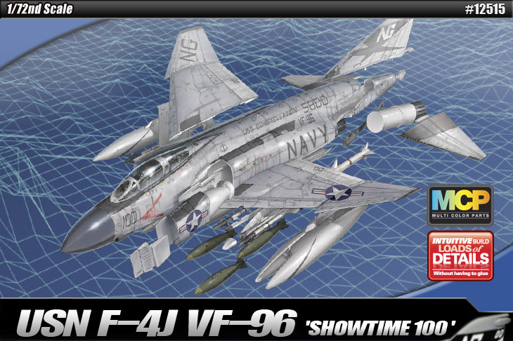 Academy 12515 F-4J Фантом II  "Sнowtime 100" винишувач