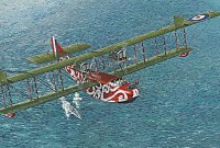 Felixstowe F.2A (early) літаючий човен збірна модель
