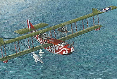 Felixstowe F.2A (early) flying boat kit model
