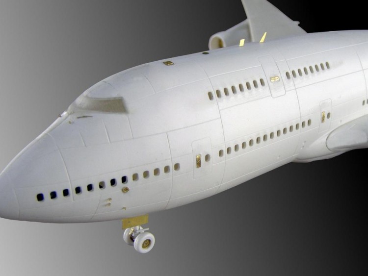 Detailing set for aircraft model Boeing 747 (Revell) photo-etched