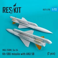 Kh-58U missile with AKU 58 (2 pcs) (MiG-25BM, Su-24)