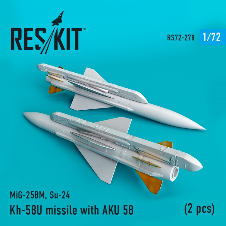 Kh-58U missile with AKU 58 (2 pcs) (MiG-25BM, Su-24)