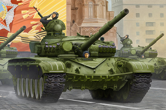 Т-72А модификация 1983 г советский танк сборная модель