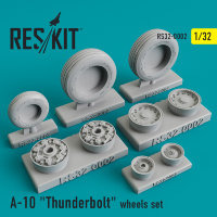 A-10 "Thunderbolt" набор смоляных колес 1/32