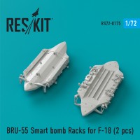 BRU-55 Smart  bomb Racks for F-18 (2 pcs) 1/72