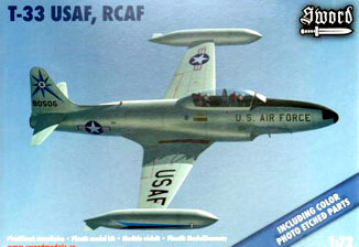 T - 33 USAF, RCAF (including color photo etched parts)