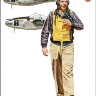Знаменитые пилоты Второй Мировой войны - набор фигур сборная модель